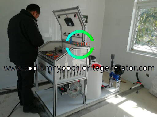 400G/H On Site Sodium Hypochlorite Generation With 0.8 % Concentration For Disinfection